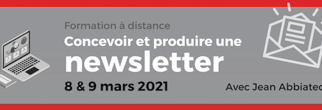 Concevoir et produire une newsletter (formation à distance)